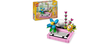 Amazon: LEGO® Creator 3-en-1 La Machine à Écrire avec des Fleurs (31169) à 18,69€ (au lieu de 29,99€)