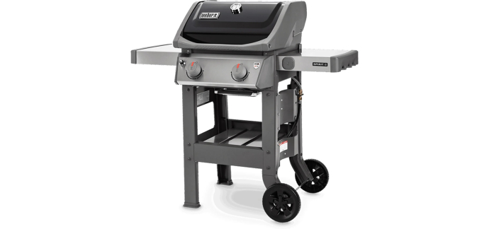E.Leclerc: Barbecue gaz Weber Spirit II E-210 GBS - 2 feux, Thermomètre, Surface 51x46 cm à 289€