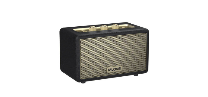JoyBuy: Mlove A200 Enceinte Bluetooth portable - Noir à 52,23€ (au lieu de 71,99€)