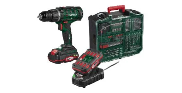 LIDL: PARKSIDE Set perceuse-visseuse sans fil PABS 20-Li G8 - 20 V, 45 Nm, 2 batteries à 32,99€