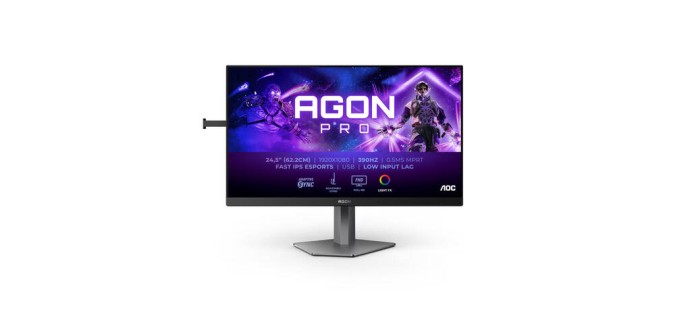 JoyBuy: AOC Agon Pro AG256FS - Écran 24,5" FHD 390 Hz à 239,99€ (au lieu de 399,99€)