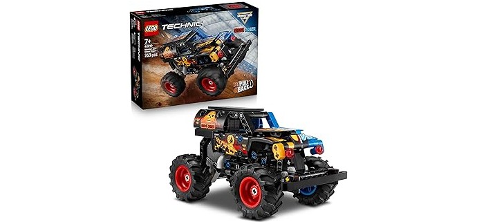 Amazon: LEGO® Technic Monster Jam Grave Digger - Feu et Glace (42219) à 20,99€ (au lieu de 29,99€)