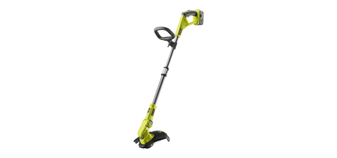 Amazon: Coupe-bordures Ryobi 18V ONE+ RLT183250F - Dresse-bordures EasyEdge, batterie 5.0 Ah, chargeur rapid