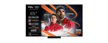 Conforama: Téléviseur Mini LED TCL 65MQLED80K - UHD 4K 65" 144Hz à 749,99€ (au lieu de 799,99€)