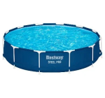 LIDL: BESTWAY Piscine tubulaire Steel Pro™ Ø366 cm avec pompe à 89€ (au lieu de 179,95€)