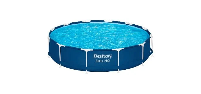 LIDL: BESTWAY Piscine tubulaire Steel Pro™ Ø366 cm avec pompe à 89€ (au lieu de 179,95€)