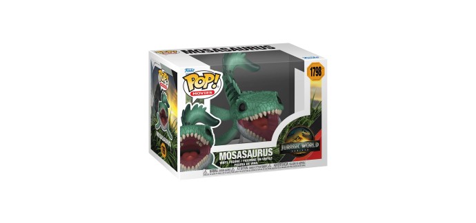 Amazon: Figurine Funko Pop Movies Jurassic World Rebirth - Mosasaurus à 5,93€ (au lieu de 12,59€)