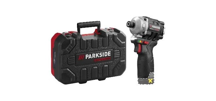 LIDL: PARKSIDE PERFORMANCE Visseuse à chocs sans fil PDSSAP 12 A1 - 170 Nm, 12 V à 14,99€