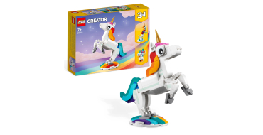 Amazon: LEGO® Creator La licorne magique (31140) à 6€ (au lieu de 7,89€)