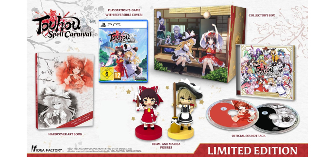 Amazon: Touhou Spell Carnival Édition Limitée (PS5) à 95,99€ (au lieu de 104,99€)