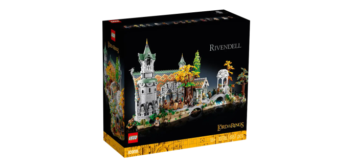 Amazon: Set Lego Le Seigneur des Anneaux Fondcombe (10316) à 429,99€ (au lieu de 499,99€)