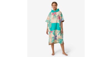 Decathlon: Poncho de plage surf adulte 500 Lumi vert à 24,99€ (au lieu de 34,99€)