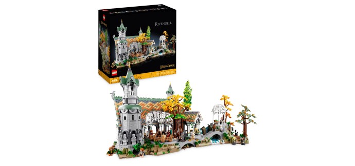 Amazon: LEGO® Icons Le Seigneur des Anneaux  Rivendell (10316) à 429,99€ (au lieu de 499,99€)
