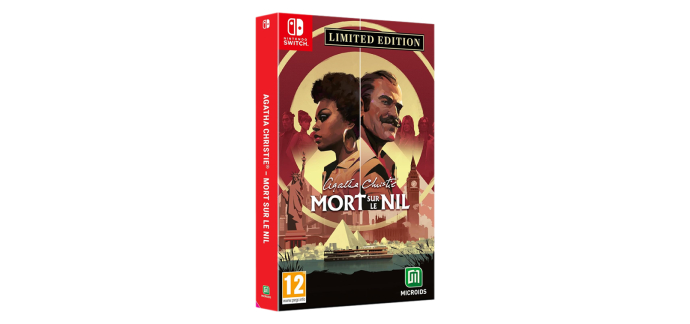 Amazon: Agatha Christie Mort sur le Nil Édition Limitée (Switch) à 25,26€ (au lieu de 49,99€)