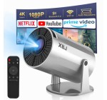 JoyBuy: XBJ Projecteur portable 1080P/4K, WiFi 6, Android 11, 300 ANSI - écran à 39,9€ (au lieu de 79,9€)