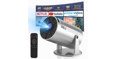 JoyBuy: XBJ Projecteur portable 1080P/4K, WiFi 6, Android 11, 300 ANSI - écran à 39,9€ (au lieu de 79,9€)