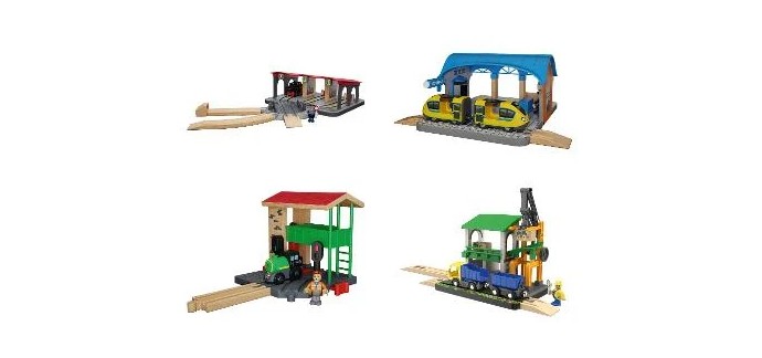 LIDL: LUPILU® Mon premier train - 13 pièces, bois et plastique à 8,39€ (au lieu de 14,99€)