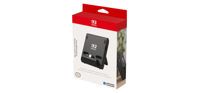 Amazon: HORI PlayStand double USB (Switch 2) à 23,60€ (au lieu de 39,99€)