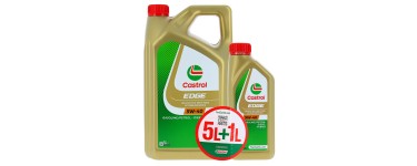 Amazon: Huile Moteur Castrol Edge 5W-40 - 5+1L à 44,64€ (au lieu de 61,39€)