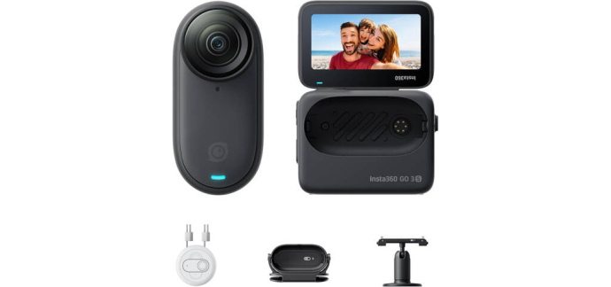 JoyBuy: Insta360 GO 3S 128GB - Caméra 4K portable, stabilisation, étanche 10m à 279€ (au lieu de 429,99€)