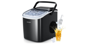 Cdiscount: Ecozy Machine à Glaçons Portable 12kg/24H - 9 glaçons en 6 min, autonettoyante à 84,99€