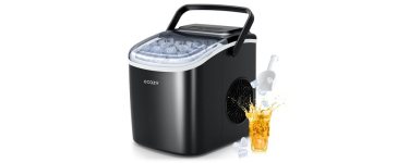 Cdiscount: Ecozy Machine à Glaçons Portable 12kg/24H - 9 glaçons en 6 min, autonettoyante à 84,99€