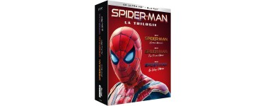 Amazon: Blu-Ray & 4K Ultra HD Spider-Man Trilogie  Homecoming, Far From Home & No Way Home à 24,49€
