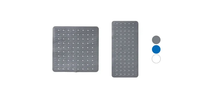 LIDL: Ridder Tapis de bain ou douche - 54x54 cm ou 38x80 cm à 5,20€ (au lieu de 17,99€)