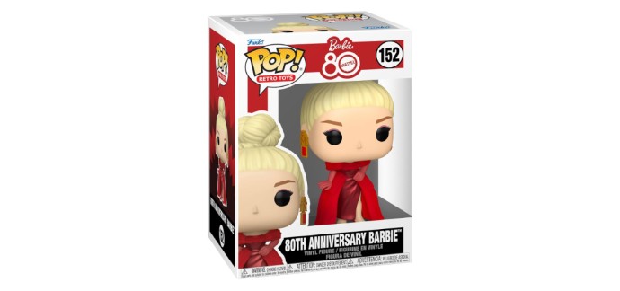 E.Leclerc: Funko Pop Retro Toy Mattel Barbie 80th à 4,93€ (au lieu de 16€)