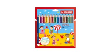 JoyBuy: STABILO Trio thick Coffret de 24 crayons de couleur larges à 5€ (au lieu de 19,79€)