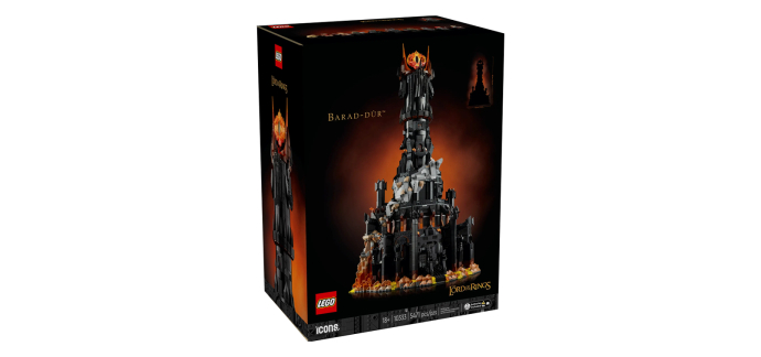 Amazon: Lego LOTR La Tour de Barad-dûr (10333) à 417,30€ (au lieu de 459,99€)