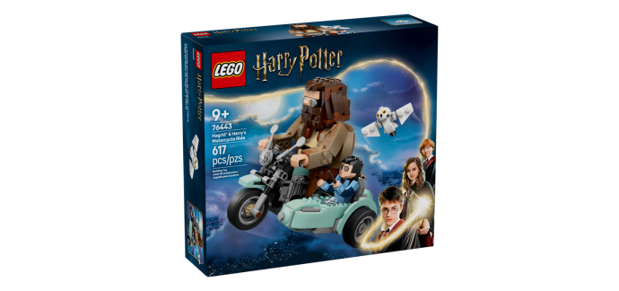 Amazon: Lego Harry Potter Moto de Hagrid 75953 à 29,99€ (au lieu de 49,99€)