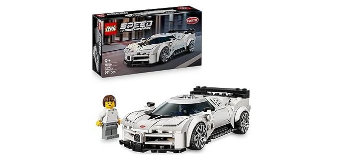 Amazon: LEGO® Speed Champions Bugatti Centodieci (77240) à 18,90€ (au lieu de 26,99€)