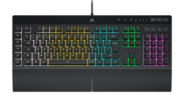 Amazon: Clavier filaire Corsair K55 RGB Pro - Membrane, AZERTY à 29,99€ (au lieu de 45,59€)