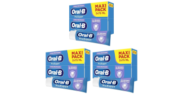 Amazon: Dentifrice Oral-B Pro-Expert dents sensibles - Lot 6x75ml à 9,99€ (au lieu de 12,27€) (via prévoyez