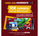 Fnac: 10€ offerts tous les 100€ d'achats pour les adhérents