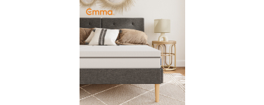 JoyBuy: Matelas Emma One Ferme 160x200 cm - Mousse mémoire de forme, 7 zones à 242,90€ (au lieu de 390€)