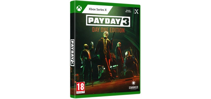 Amazon: Payday 3 Day One Edition sur Xbox Series X à 8,06€