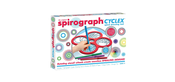 Amazon: Coffret de dessin Spirograph Cyclex - 89 pièces à 11,50€ (au lieu de 19€)