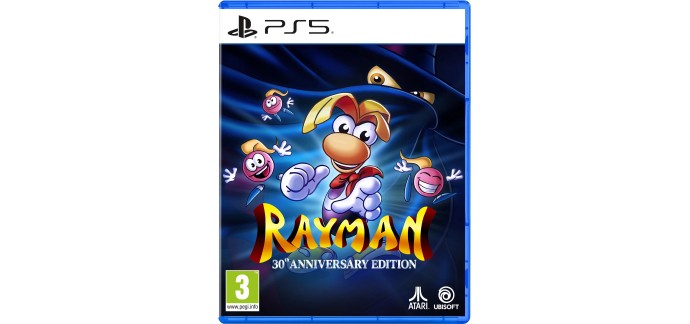 Amazon: Rayman 30th Anniversary Edition sur PS5 à 24,99€ (au lieu de 34,99€)