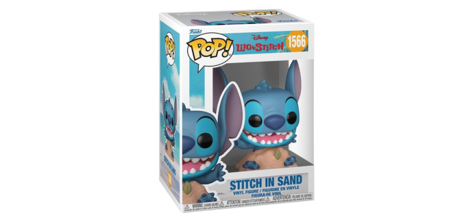 Fnac: Funko Pop Stitch dans le sable à 4,0€ (au lieu de 16,99€)