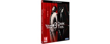 Amazon: Yakuza Kiwami 3 et Dark Ties Steelbook (PC) à 36,53€ (au lieu de 59,99€)