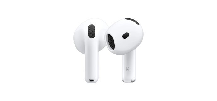 Amazon: Écouteurs sans fil Apple AirPods 4 - Bluetooth, Audio Spatial personnalisé à 109€ (au lieu de 126€)