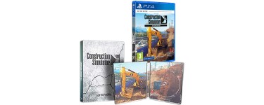 Amazon: Construction Simulator Edition Steelbook (PS4) à 32,42€ (au lieu de 59,99€)