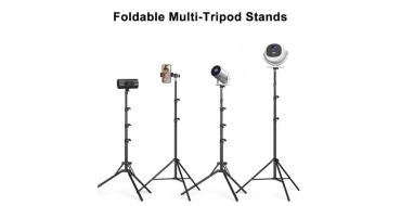 JoyBuy: Support de projecteur 1,6 m trépied pliable en métal - smartphone à 11,9€ (au lieu de 21,9€)