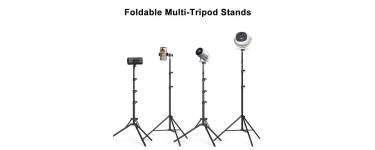 JoyBuy: Support de projecteur 1,6 m trépied pliable en métal - smartphone à 11,9€ (au lieu de 21,9€)