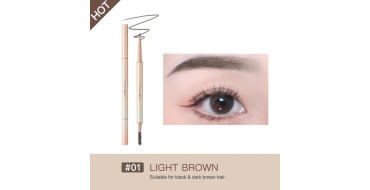 JoyBuy: JUDYDOLL Crayon à sourcils triangulaire fin - #01 Ash Brown à 7,9€ (au lieu de 11,24€)