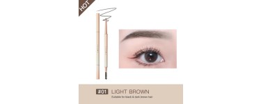 JoyBuy: JUDYDOLL Crayon à sourcils triangulaire fin - #01 Ash Brown à 7,9€ (au lieu de 11,24€)