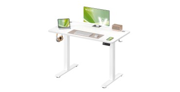 Amazon: Bureau Électrique réglable en Hauteur Vasagle - 100 x 60 cm à 60,33€ (au lieu de 76,99€)