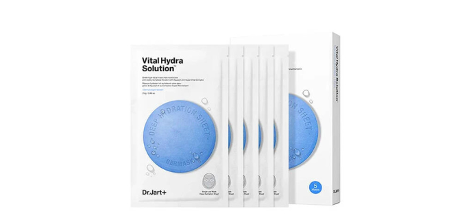 JoyBuy: Dr.Jart+ Dermask Water Jet Vital Hydra Solution Masque en tissu 25g (Lot de 5) à 7,99€